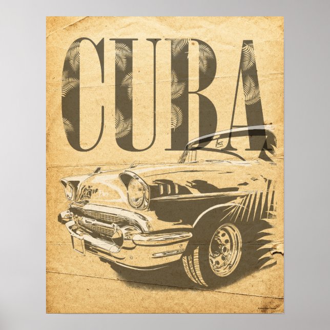 Vintage Car Poster (Front)