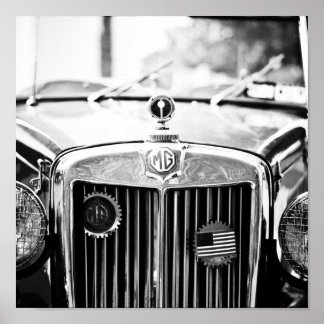 Vintage Car Poster