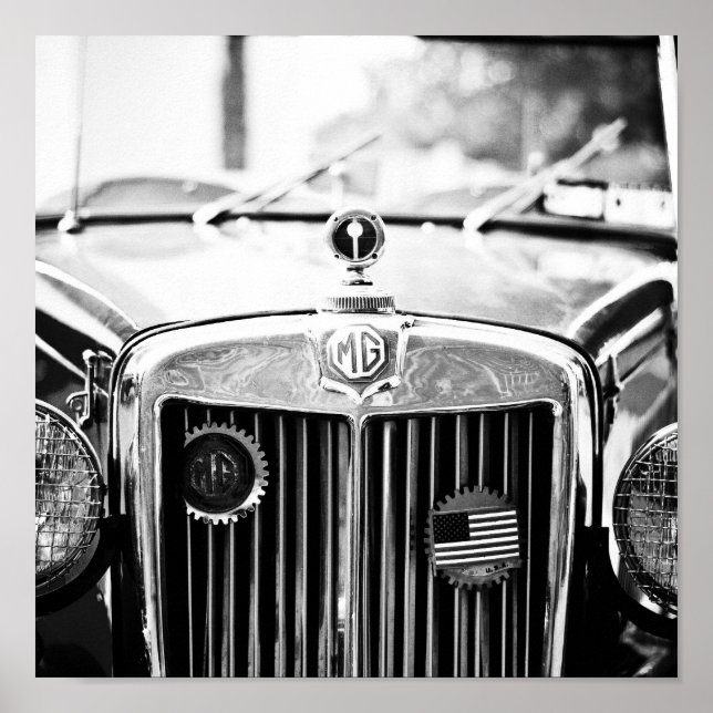 Vintage Car Poster (Front)