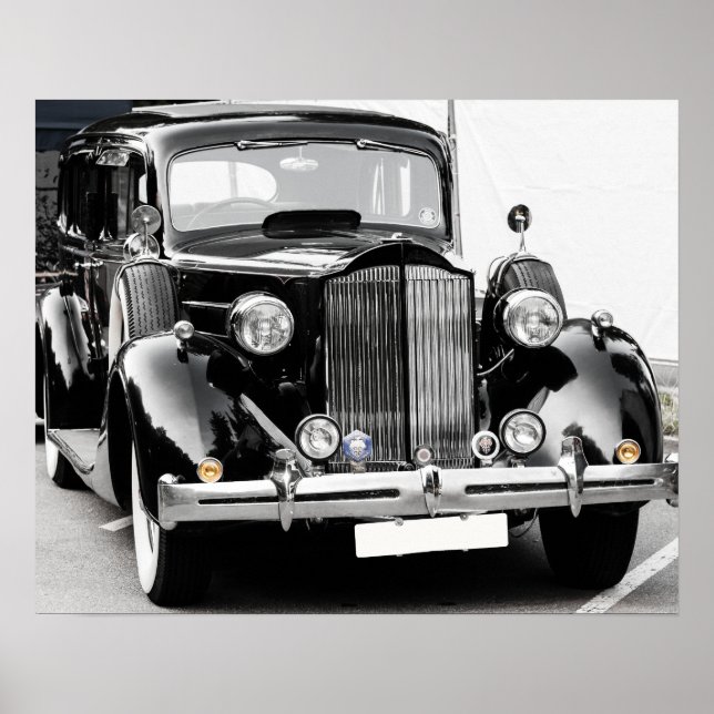 Vintage car poster (Front)