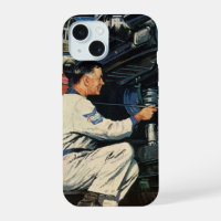 Vintage Car Repair Service Business Auto Mechanic 