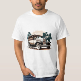 Vintage Car - Retro Auto Elegance T-shirt