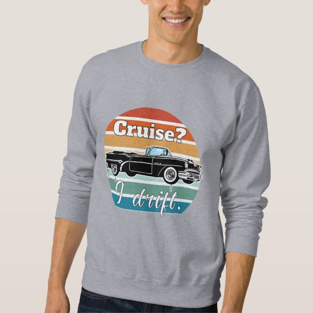 vintage car sweatshirt (Front)