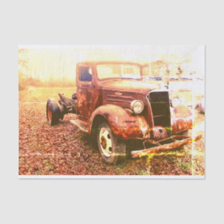 Vintage Car Tissue Decoupage 3 Paper