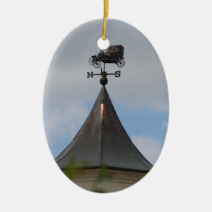 Vintage Car Weather Vane Ornament