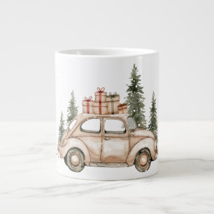 Vintage Car Woodlands Presents Large Coffee Mug