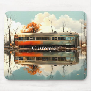 Vintage Caravan Trailer RV Thunder_Cove Mouse Pad