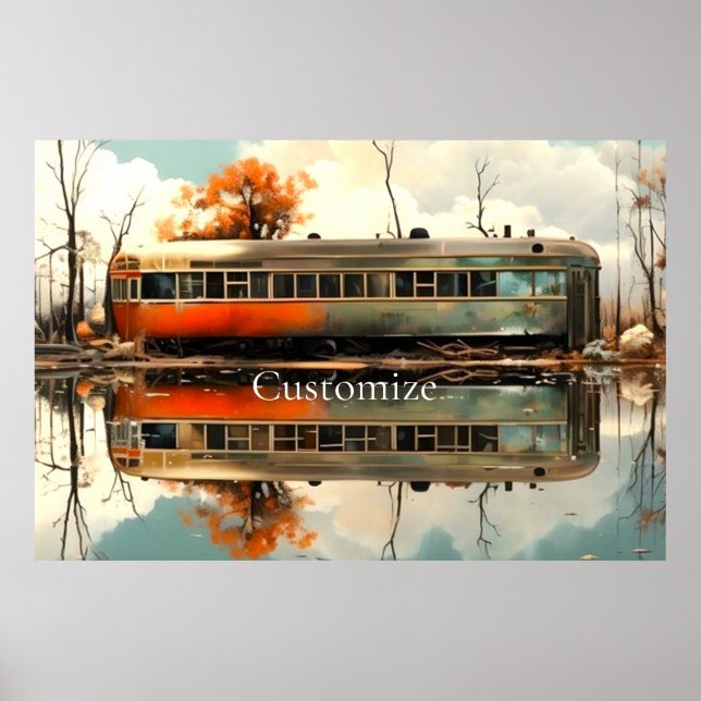 Vintage Caravan Trailer RV Thunder_Cove Poster (Front)