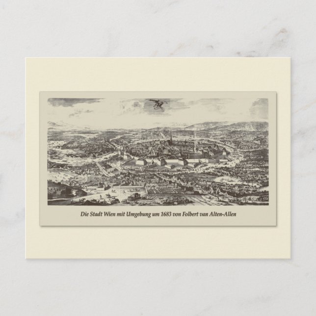 Vintage Card Austria | Vienna Umwelt 1683 (Front)