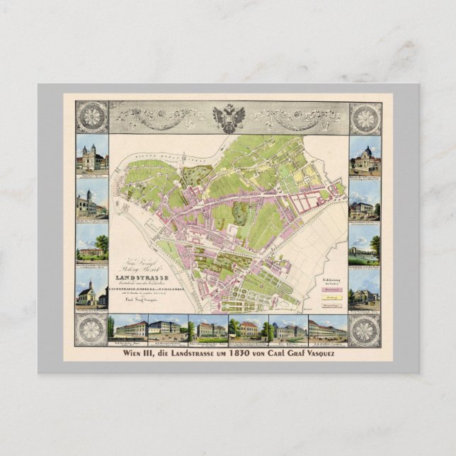 Vintage Card Austria Wien | road1830 (Front)