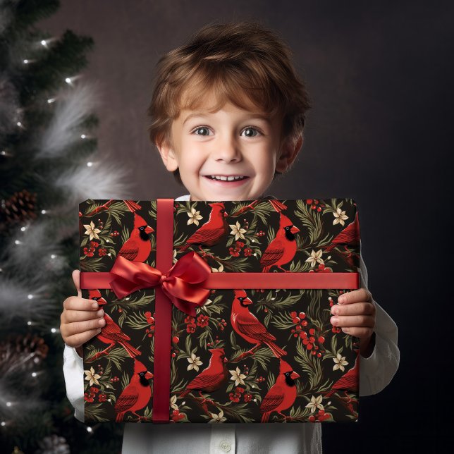 Vintage Cardinal Wrapping Paper (Creator Uploaded)