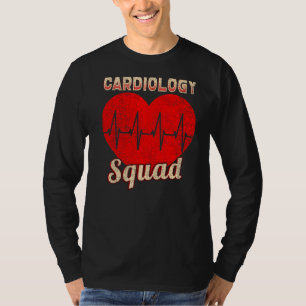 Vintage Cardiology Squad Cardiovascular Cardiologi T-Shirt