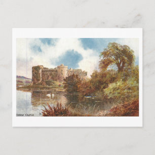 Vintage Carew Castle Postcard