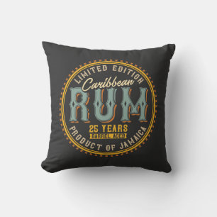 Vintage Caribbean Rum Cushion