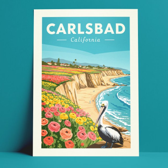 Vintage Carlsbad California Postcard (Creator Uploaded)