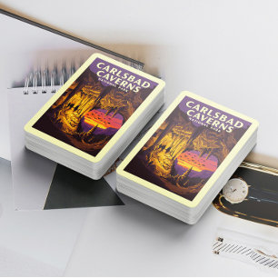 Vintage Carlsbad Caverns National Park Playing Cards