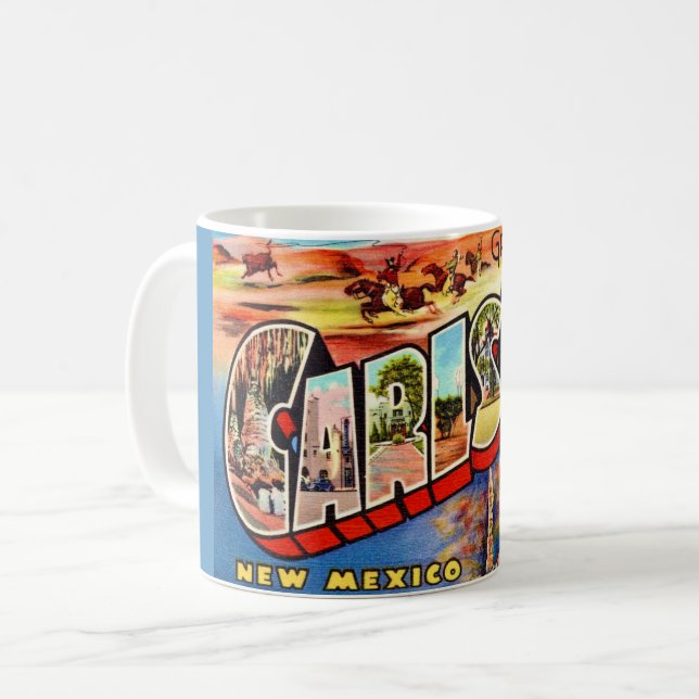 Vintage Carlsbad NM Mug (Front Left)