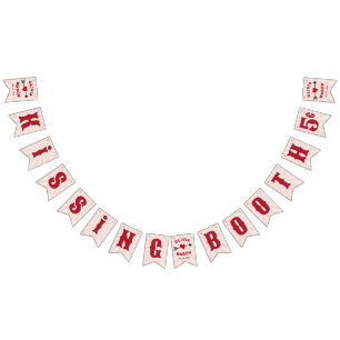 Vintage Carnival Kissing Booth Wedding  Bunting
