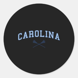 Vintage Carolina Lacrosse 2 Classic Round Sticker