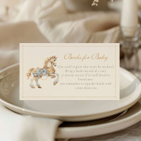 Vintage Carousel Horse Books for Baby