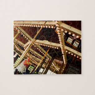 Vintage Carousel Rooster  Jigsaw Puzzle