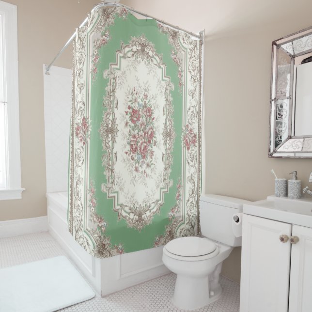 Vintage Carpet 4 - Shower Curtain (In Situ)