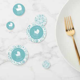 Vintage Carriage Baby Shower Confetti