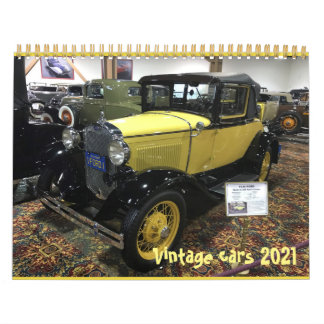 Vintage cars 2021 calendar