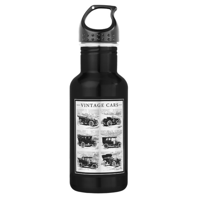 Vintage cars 532 ml water bottle (Front)