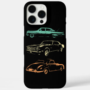 Vintage Cars - 80s & 90s Graphic Retro iPhone 16 Pro Max Case