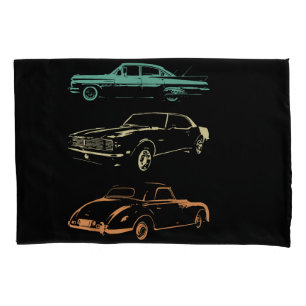 Vintage Cars - 80s & 90s Graphic Retro Pillowcase