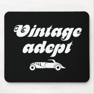 Vintage cars adept mouse pad