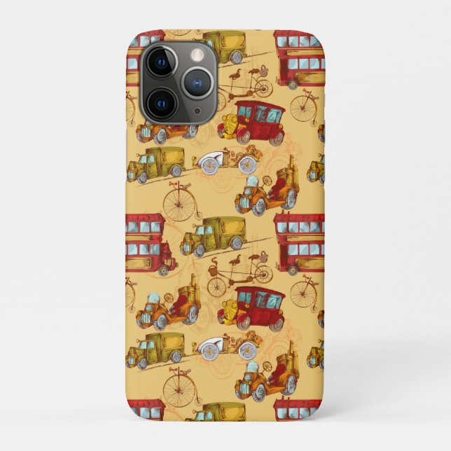 Vintage Cars, Buses & Bikes Case-Mate iPhone Case (Back)