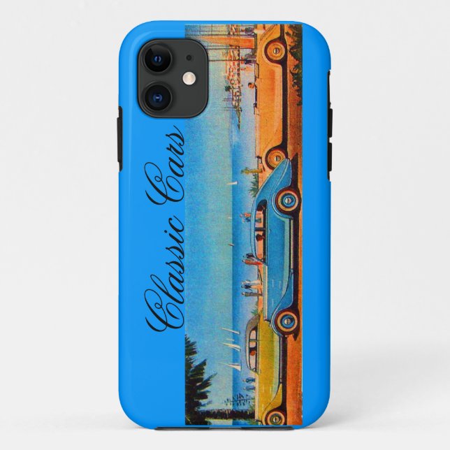 VINTAGE CARS Case-Mate iPhone CASE (Back)