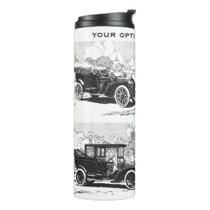 Vintage cars custom tumbler