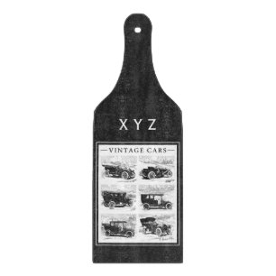Vintage cars cutting board