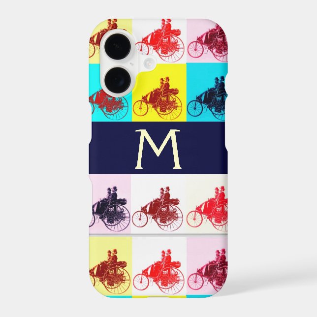 VINTAGE CARS GATHERING POP ART MONOGRAM (Back)