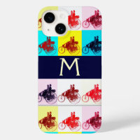 VINTAGE CARS GATHERING POP ART MONOGRAM