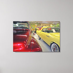 Vintage cars in Tallahassee Automobile Museum Canvas Print