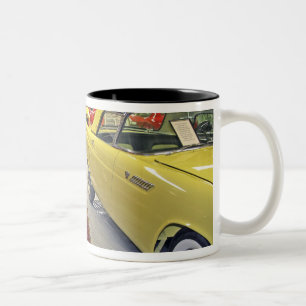 Vintage cars in Tallahassee Automobile Museum Two-Tone Coffee Mug