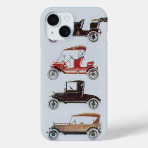 VINTAGE CARS  MONOGRAM iPhone 15 CASE