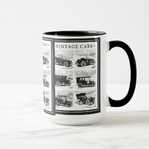 Vintage cars mugs