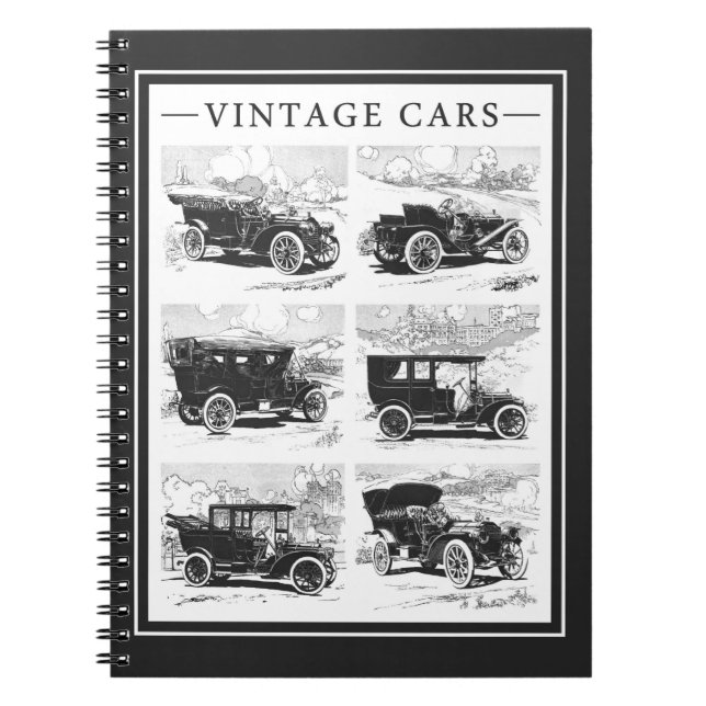 Vintage cars notebook (Front)