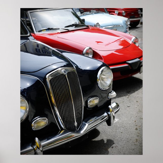 Vintage cars poster (Front)