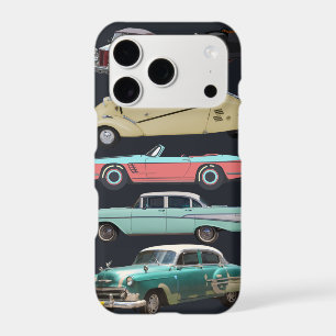 Vintage cars trendy graphic colours cool for him