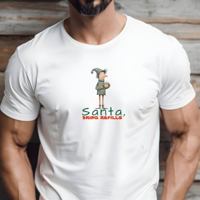 Vintage cartoon elf ironic wishes T-Shirt (Creator Uploaded)