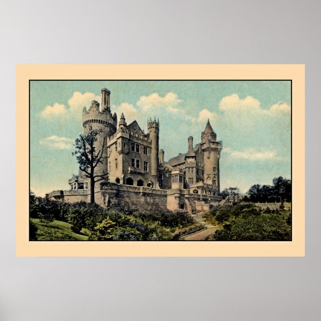 Vintage Casa Loma, Toronto, Canada Poster (Front)