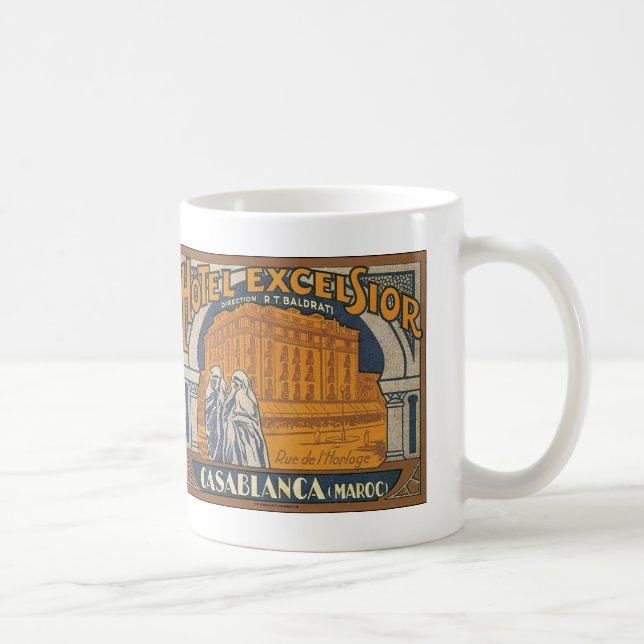 Vintage Casablanca Coffee Mug (Right)