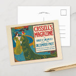Vintage Cassell's Magazine December 1896 Postcard<br><div class="desc">Cassell’s Magazine; December (1896) | Artwork by Louis Rhead (American,  1857-1926)

Vintage 19th century magazine cover art.

Use the design tools to add custom text or personalise the image.</div>