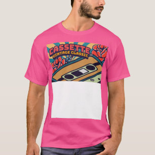Vintage Cassete tape classic 80s eighties k7 neon T-Shirt